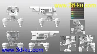 3D打印模型Patrol Drone Bot的图片