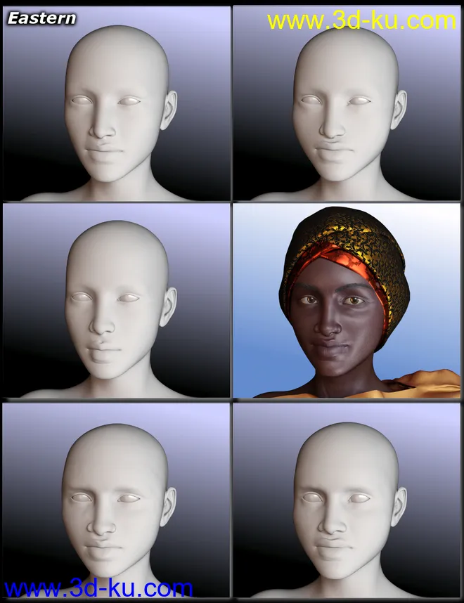 People of Earth - Faces of Africa Genesis 8 Female模型的图片3