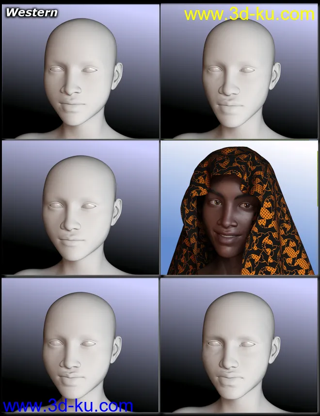 People of Earth - Faces of Africa Genesis 8 Female模型的图片6