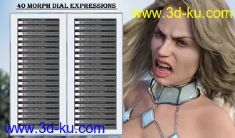 3D打印模型Perfect Goddess - Expressions for Genesis 8 Female and Ellithia 8的图片