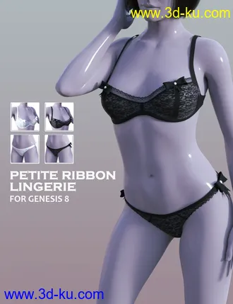 3D打印模型Petite Ribbon Lingerie for G8F的图片