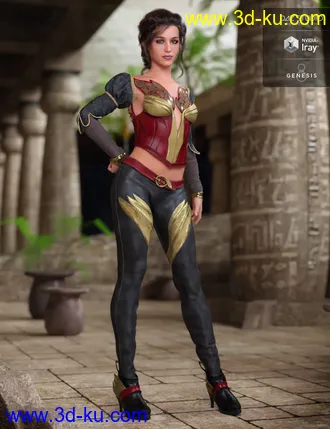 3D打印模型Phoenix Dawn Outfit Textures的图片