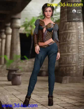 3D打印模型Phoenix Dawn Outfit Textures的图片