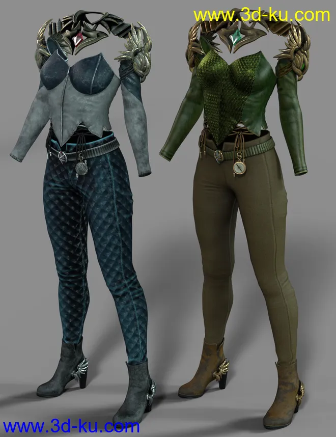 Phoenix Outfit Textures模型的图片2