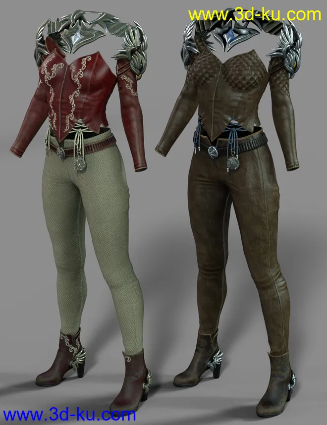 Phoenix Outfit Textures模型的图片4