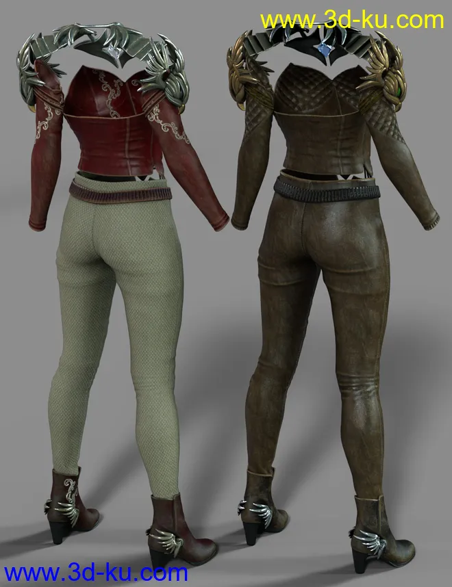 Phoenix Outfit Textures模型的图片5