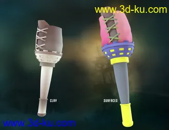 3D打印模型Pirate Hook and Leg for Genesis 8 Male(s)的图片