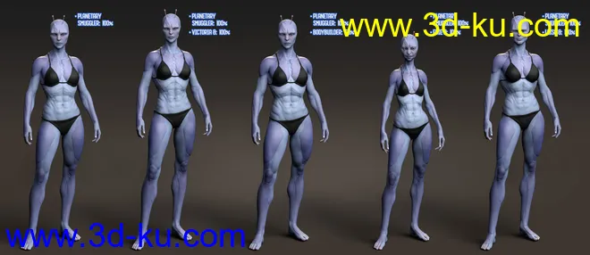 Planetary Smuggler HD for Genesis 8 Female模型的图片8