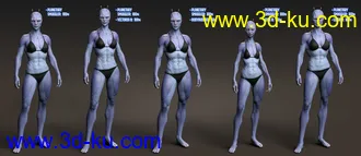 3D打印模型Planetary Smuggler HD for Genesis 8 Female的图片