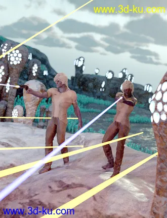 3D打印模型Planetary Smuggler HD for Genesis 8 Female的图片