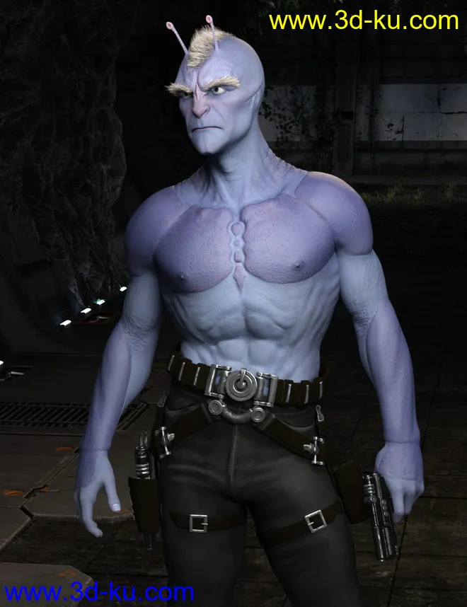 Planetary Smuggler HD for Genesis 8 Male模型的图片1