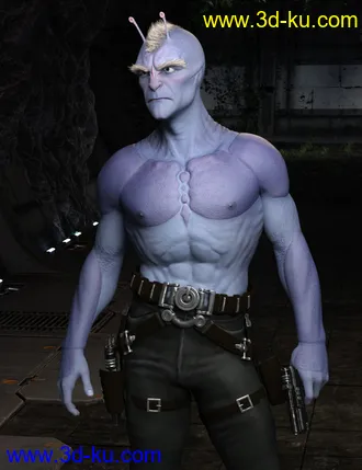 3D打印模型Planetary Smuggler HD for Genesis 8 Male的图片