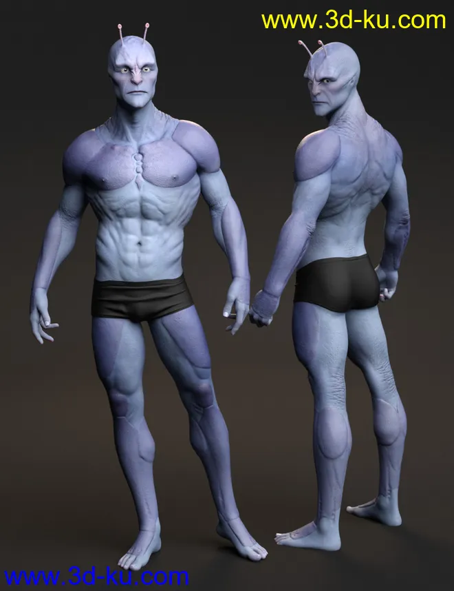 Planetary Smuggler HD for Genesis 8 Male模型的图片2