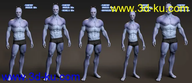 Planetary Smuggler HD for Genesis 8 Male模型的图片8