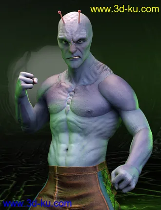 3D打印模型Planetary Smuggler HD for Genesis 8 Male的图片