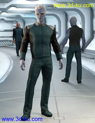 3D打印模型Planetary Smuggler HD for Genesis 8 Male的图片