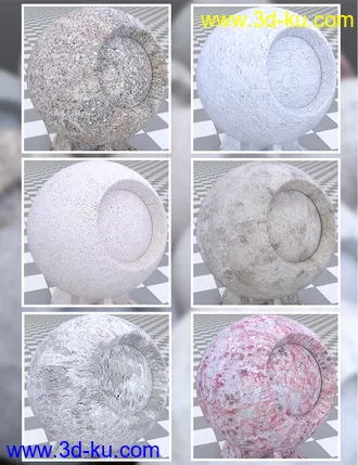 3D打印模型Plaster and Concrete - Iray Shaders的图片