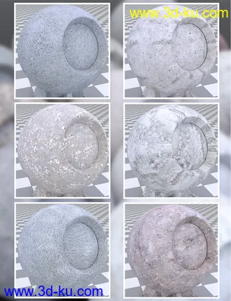 3D打印模型Plaster and Concrete - Iray Shaders的图片