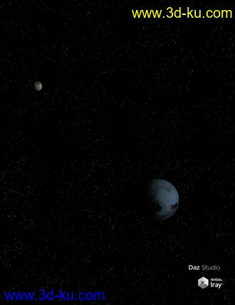 3D打印模型Pluto and Charon的图片