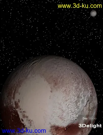 3D打印模型Pluto and Charon的图片
