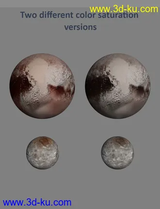 3D打印模型Pluto and Charon的图片