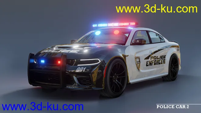 Police Car 2模型的图片1