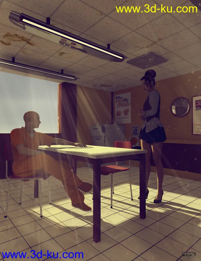 Police Interrogation Room模型的图片1