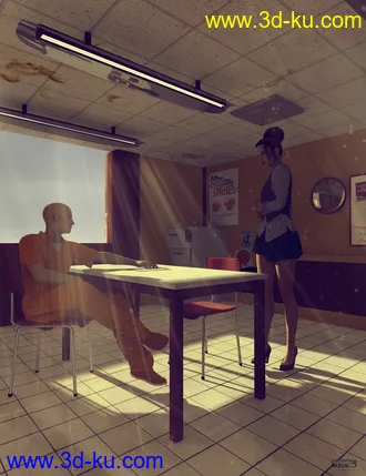 3D打印模型Police Interrogation Room的图片