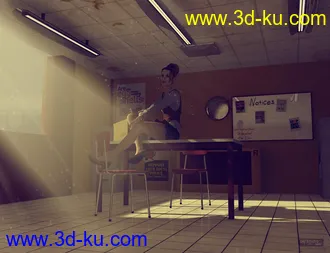 3D打印模型Police Interrogation Room的图片