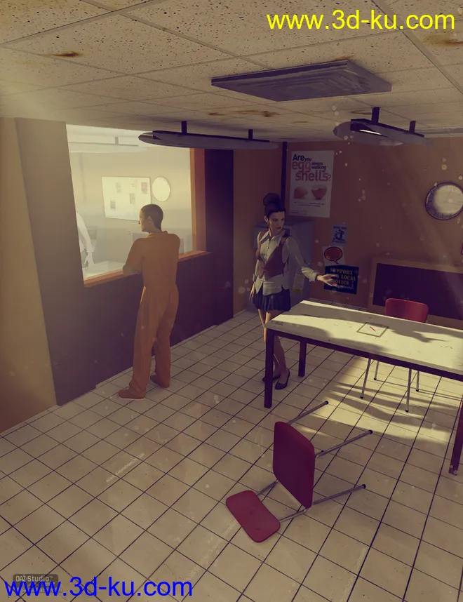 Police Interrogation Room模型的图片10