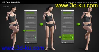 3D打印模型Pose Fusion for Genesis to Genesis 8的图片