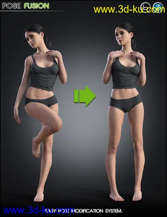3D打印模型Pose Fusion for Genesis to Genesis 8的图片