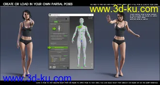 3D打印模型Pose Fusion Plus for Genesis to Genesis 8的图片