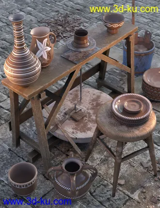 3D打印模型Potters Workshop的图片