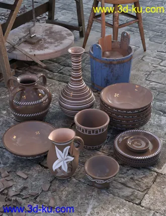3D打印模型Potters Workshop的图片