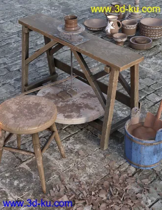 3D打印模型Potters Workshop的图片