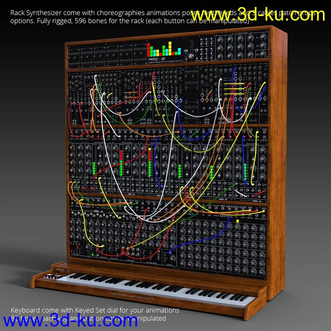 Power Modular Synthesizer System PMSS-50模型的图片2