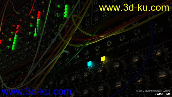 Power Modular Synthesizer System PMSS-50模型的图片8