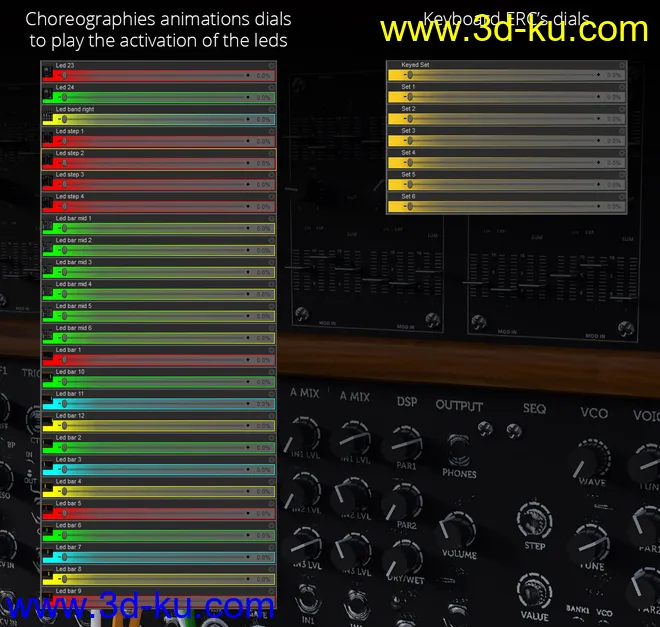 Power Modular Synthesizer System PMSS-50模型的图片12