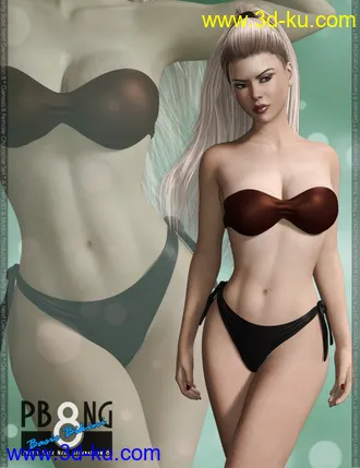 3D打印模型Pretty Base NG 8 Basic Bikini for Genesis 8 Female(s)的图片