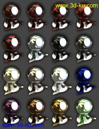 3D打印模型Pretty Foil Iray Shaders的图片
