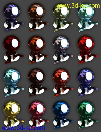 3D打印模型Pretty Foil Iray Shaders的图片