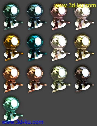 3D打印模型Pretty Foil Iray Shaders的图片