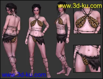 Primal Thunder - dForce Primal Scream Outfit Textures模型的图片9