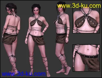 3D打印模型Primal Thunder - dForce Primal Scream Outfit Textures的图片