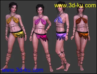 Primal Thunder - dForce Primal Scream Outfit Textures模型的图片15