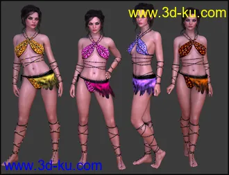 3D打印模型Primal Thunder - dForce Primal Scream Outfit Textures的图片