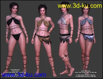 3D打印模型Primal Thunder - dForce Primal Scream Outfit Textures的图片