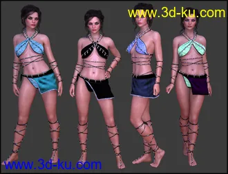 3D打印模型Primal Thunder - dForce Primal Scream Outfit Textures的图片