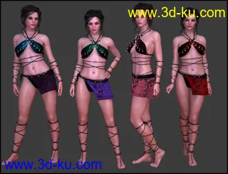 Primal Thunder - dForce Primal Scream Outfit Textures模型的图片20